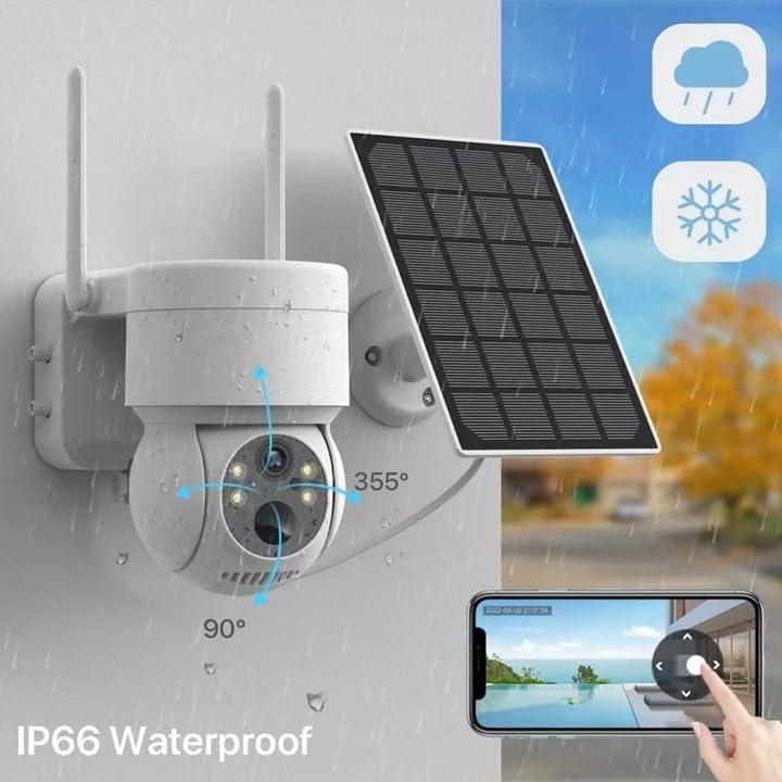 KD - Outdoor Solar Powered 4G Security Camera
