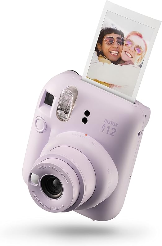 instax Fujifilm Mini 12 Instant Film Camera, Lilac Purple