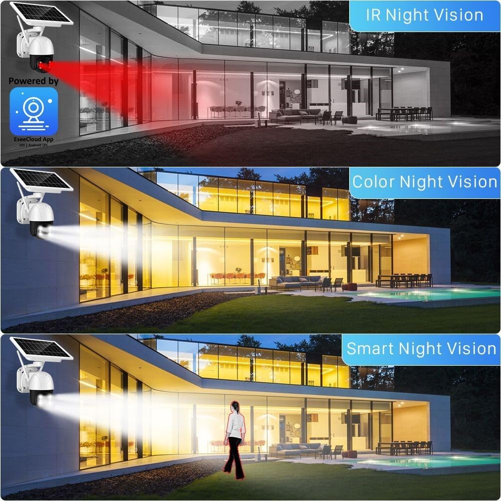 KD - Outdoor Solar Powered 4G Security Camera