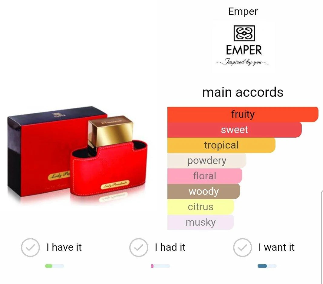 Lady Presidente Emper Perfumes 80Ml